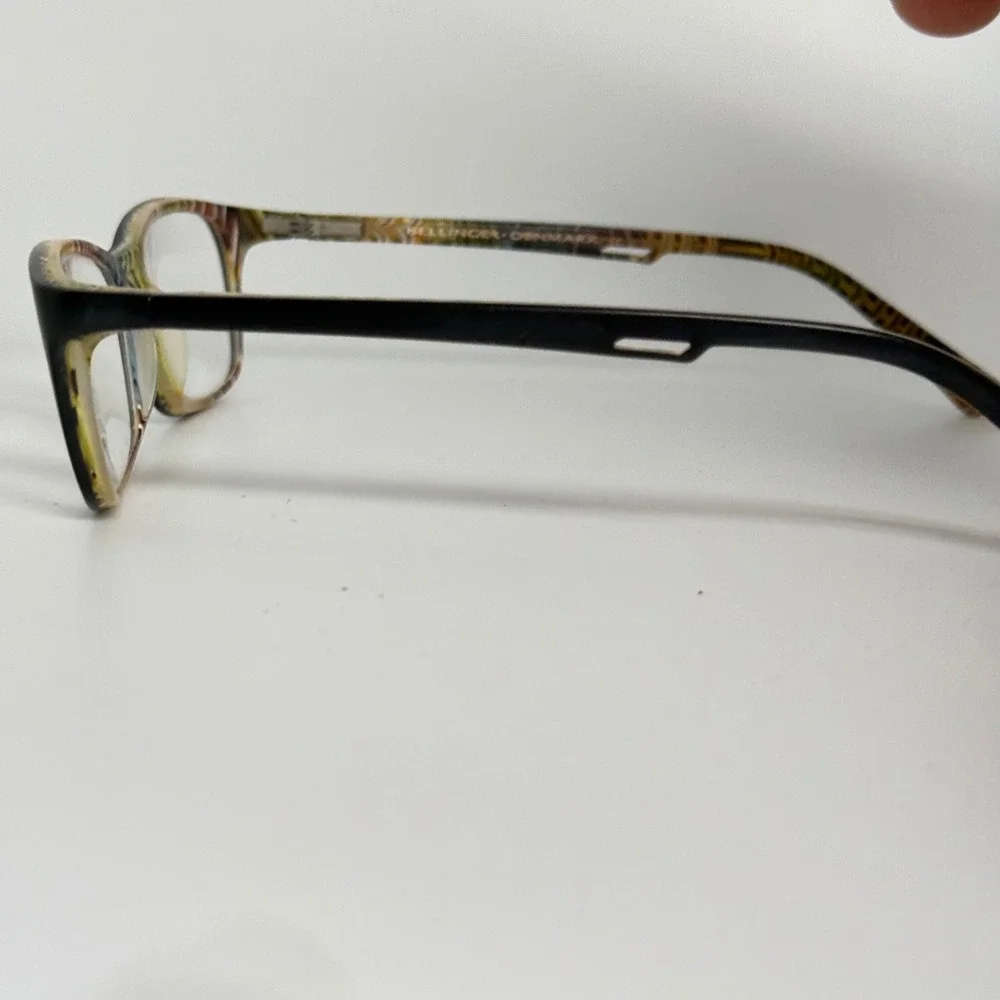 Bellinger Denmark Easy C.980 Eyeglasses Frames Black‎ Multi 48-15 21865